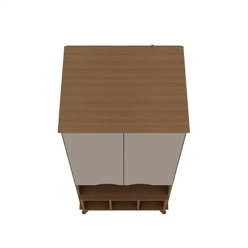 26.77 Hampton Display Cabinet - Manhattan Comfort