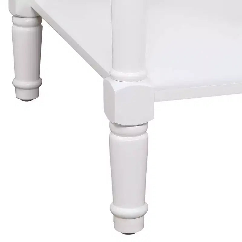 Country Oxford End Table with Charging Station - Johar Furniture