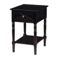 Country Oxford End Table with Charging Station - Johar Furniture