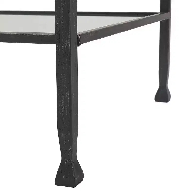 Maddox Glass and Metal Coffee Table - ClickDecor