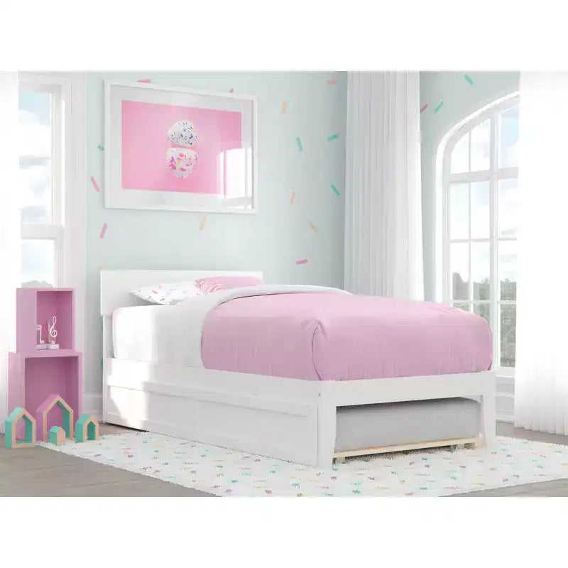 Boston Bed with Twin XL Trundle Bed - AFI