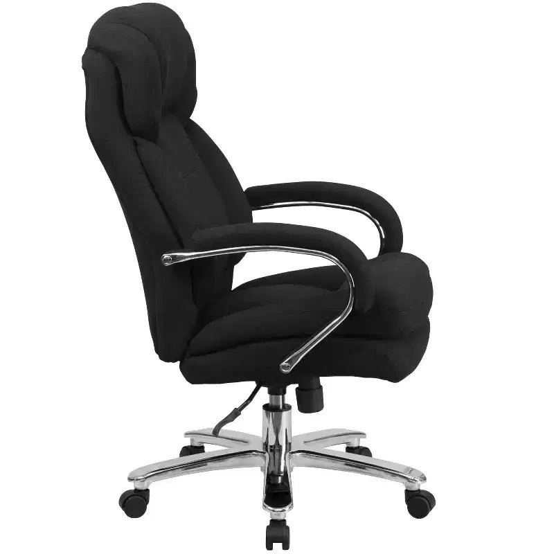 Flash Furniture HERCULES Series 24/7 Intensive Use Big & Tall 500 lb. Rated Executive Swivel Ergonomic Office Chair with Loop Arms