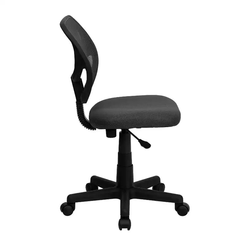 Flash Furniture Low Back Mesh Swivel Task Office Chair with Curved Square Back