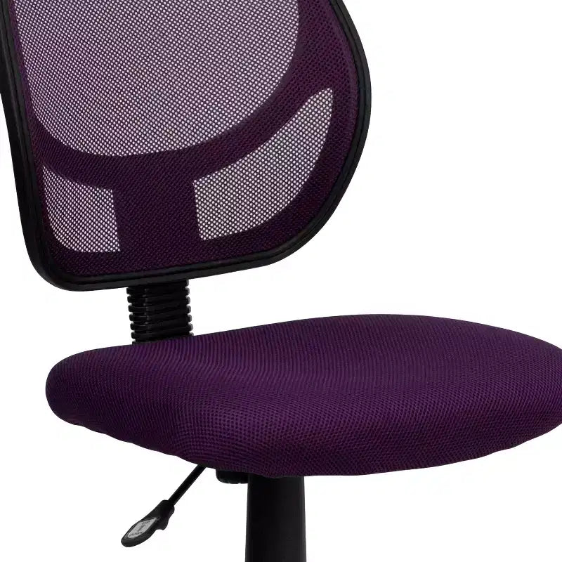 Flash Furniture Low Back Mesh Swivel Task Office Chair with Curved Square Back