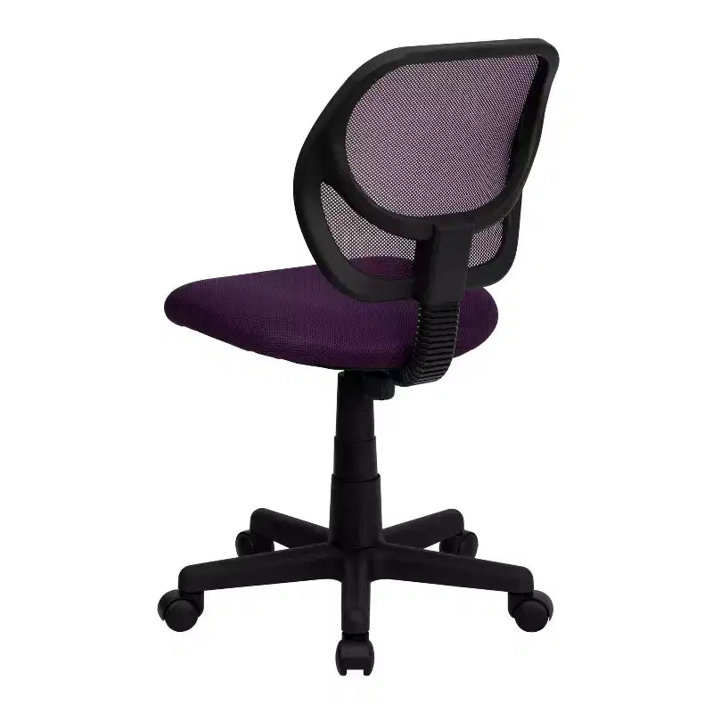 Flash Furniture Low Back Mesh Swivel Task Office Chair with Curved Square Back