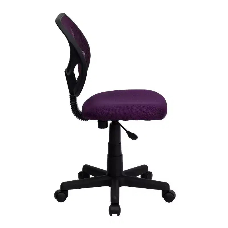 Flash Furniture Low Back Mesh Swivel Task Office Chair with Curved Square Back