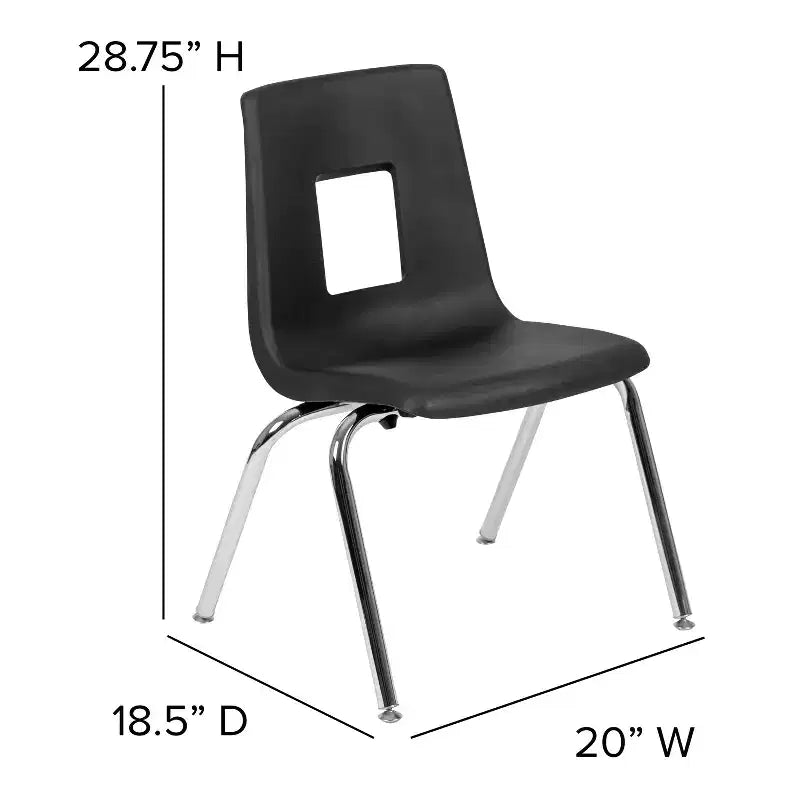 Flash Furniture Advantage Student Stack School Chair - 16-inch