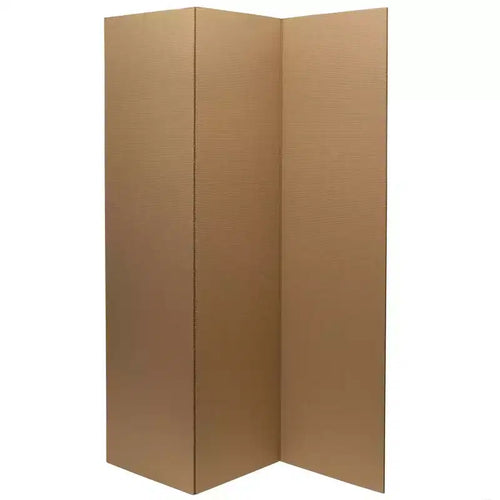 Séparateur de pièce en carton de 6 pi à 3 panneaux - Oriental Furniture