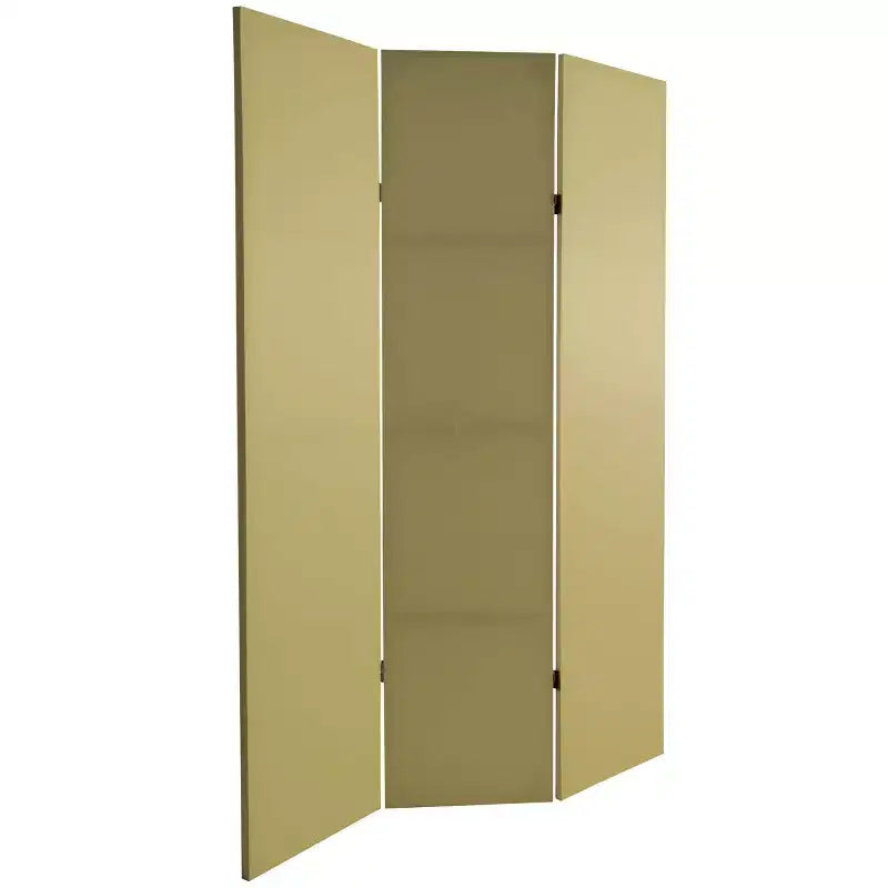 6 Double Sided Solid Canvas Room Divider - Oriental Furniture
