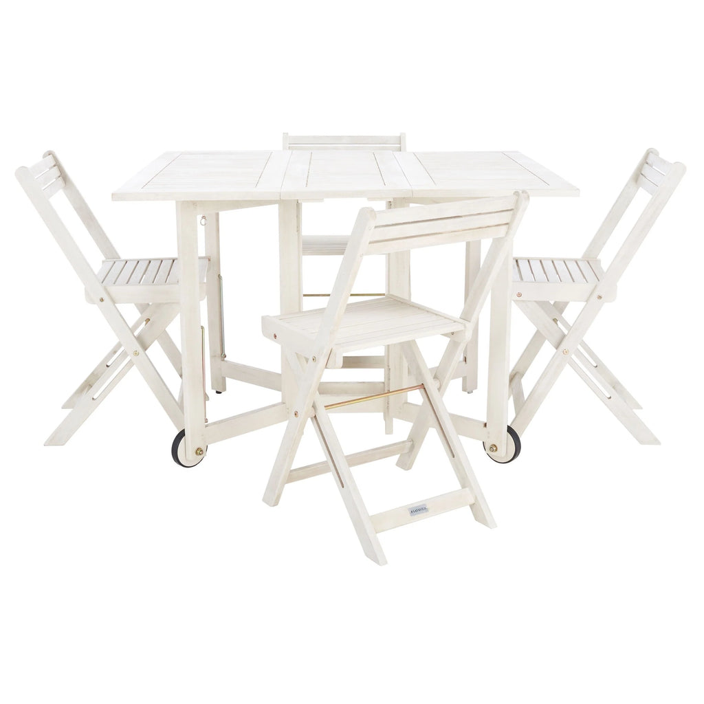 Ensemble de table à manger d'extérieur SAFAVIEH Outdoor Brandy 5 pièces - 43Lx35Px29H