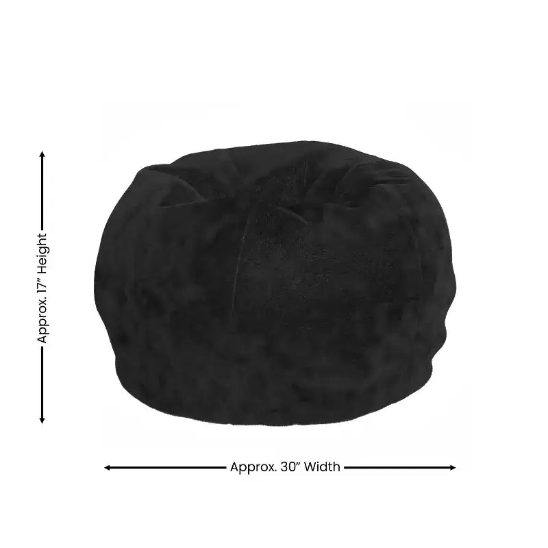 Emma and Oliver Small Bean Bag Chair for Kids and Teens
