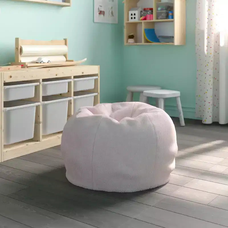 Emma and Oliver Small Bean Bag Chair for Kids and Teens