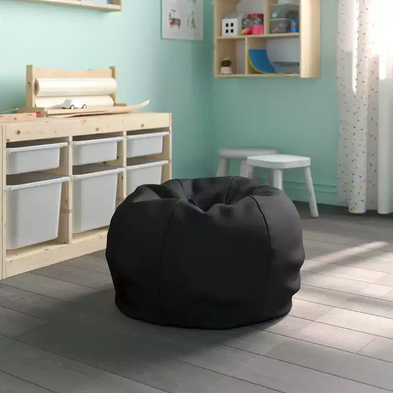 Emma and Oliver Small Bean Bag Chair for Kids and Teens