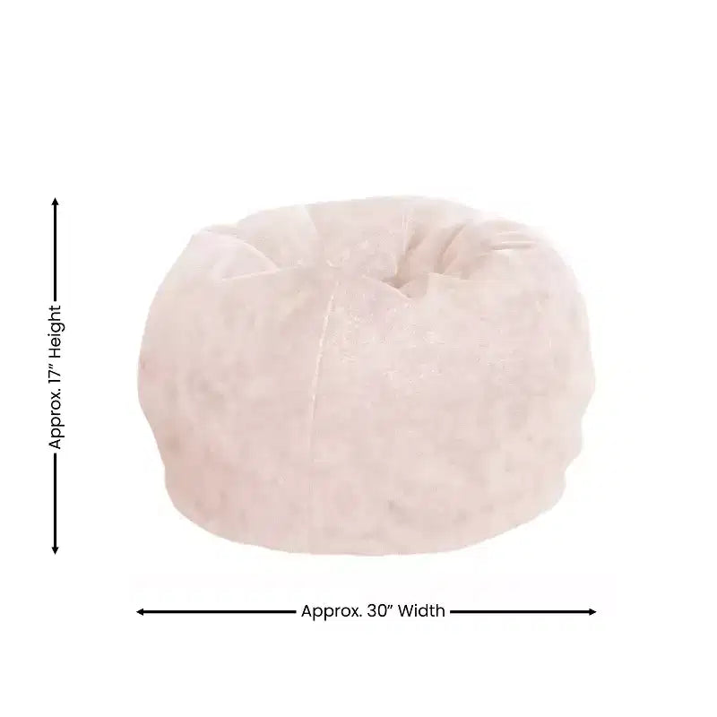 Emma and Oliver Small Bean Bag Chair for Kids and Teens
