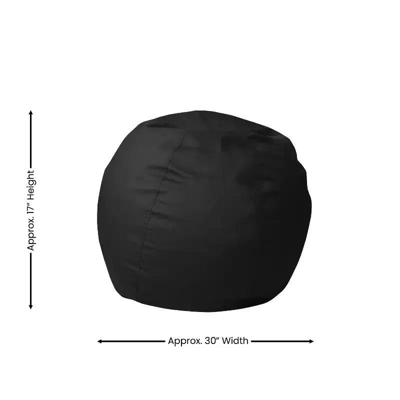 Emma and Oliver Small Bean Bag Chair for Kids and Teens
