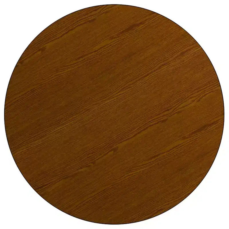 Emma and Oliver 42 Round HP Laminate Adjustable Preschool Activity Table