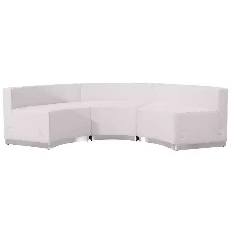 Emma and Oliver Leather Reception Configuration, 3 Pieces