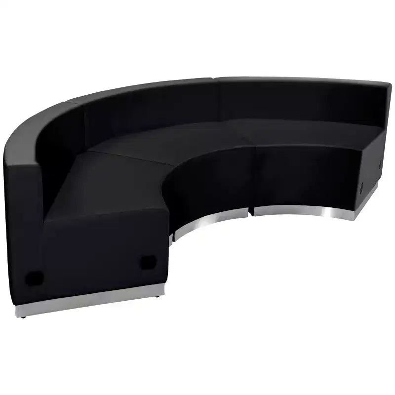 Emma and Oliver Leather Reception Configuration, 3 Pieces