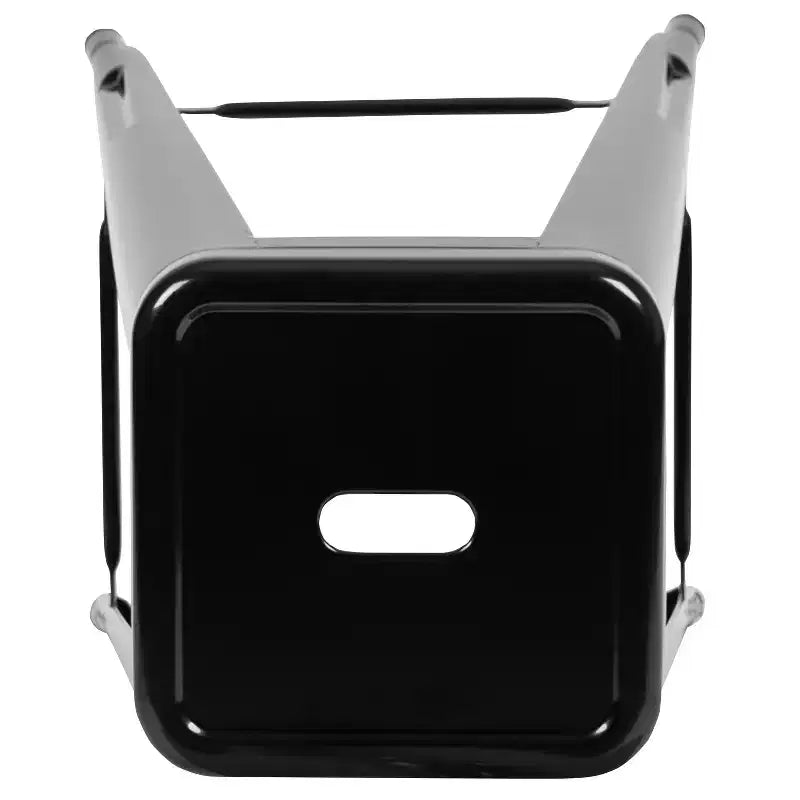 Emma and Oliver 4 Pack 30 High Metal Indoor Bar Stool - Stackable Stool