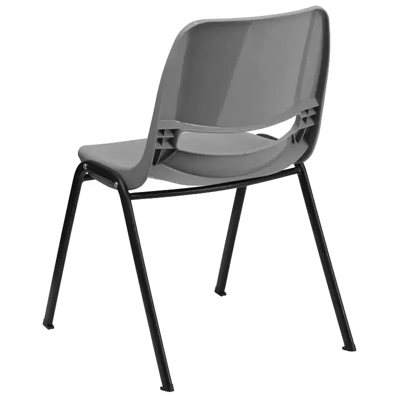 Emma and Oliver Ergonomic Shell Student Stack Chair - Classroom Chair / Office Guest Chair