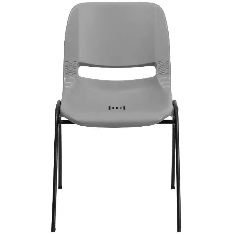 Emma and Oliver Ergonomic Shell Student Stack Chair - Classroom Chair / Office Guest Chair