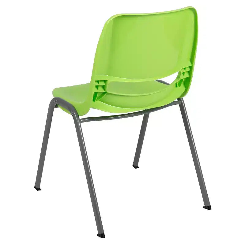 Emma and Oliver Ergonomic Shell Student Stack Chair - Classroom Chair / Office Guest Chair