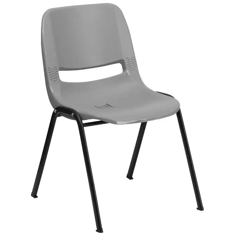 Chaise empilable ergonomique Emma et Oliver pour étudiant - Chaise de salle de classe / Chaise d'appoint de bureau
