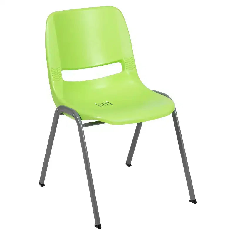 Chaise empilable ergonomique Emma et Oliver pour étudiant - Chaise de salle de classe / Chaise d'appoint de bureau