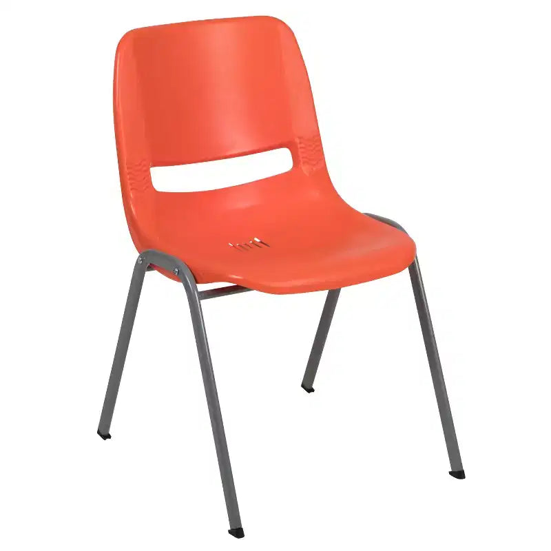 Chaise empilable ergonomique Emma et Oliver pour étudiant - Chaise de salle de classe / Chaise d'appoint de bureau