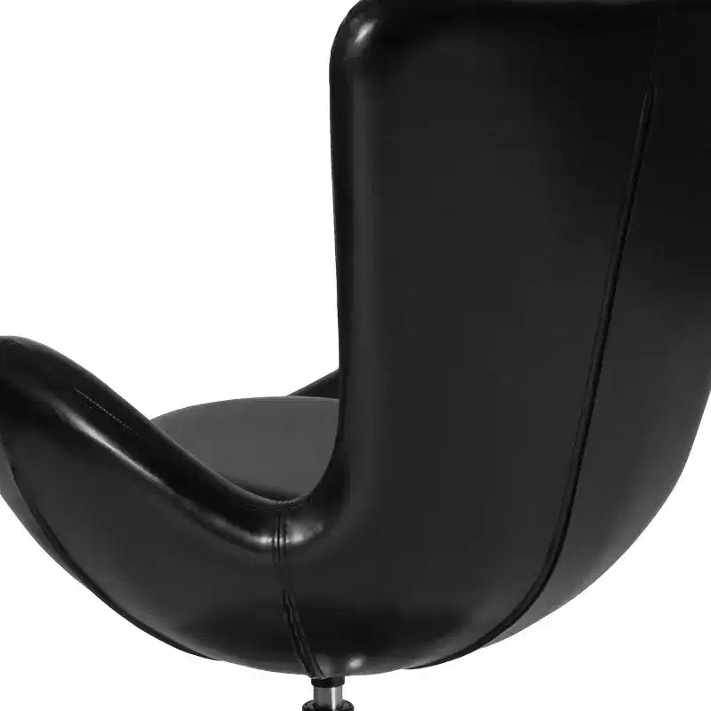 Emma and Oliver Swiveling Side Reception Chair with Back Pillow