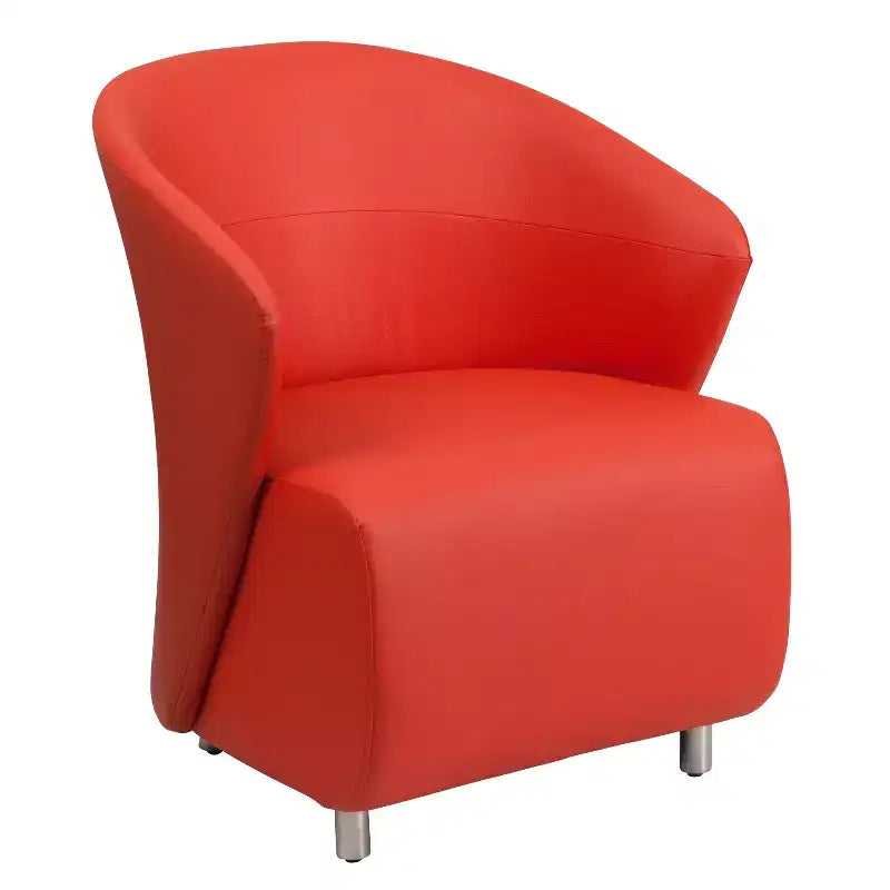 Fauteuil de salon à dossier courbé Emma et Oliver Home Office