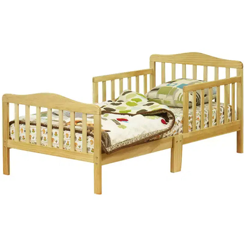 Orbelle Contemporary Solid Wood Toddler Bed