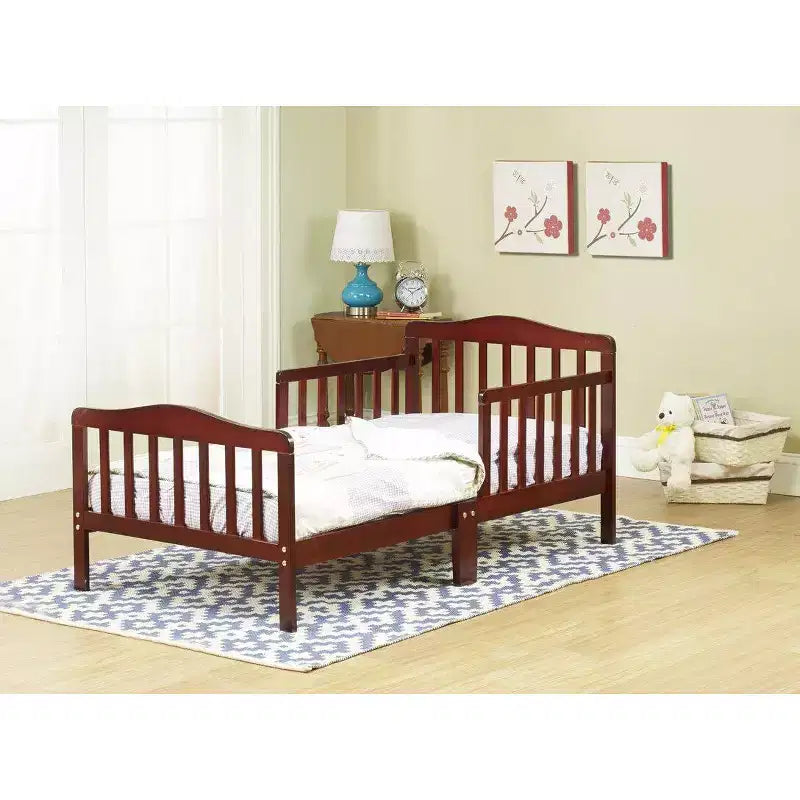 Orbelle Contemporary Solid Wood Toddler Bed