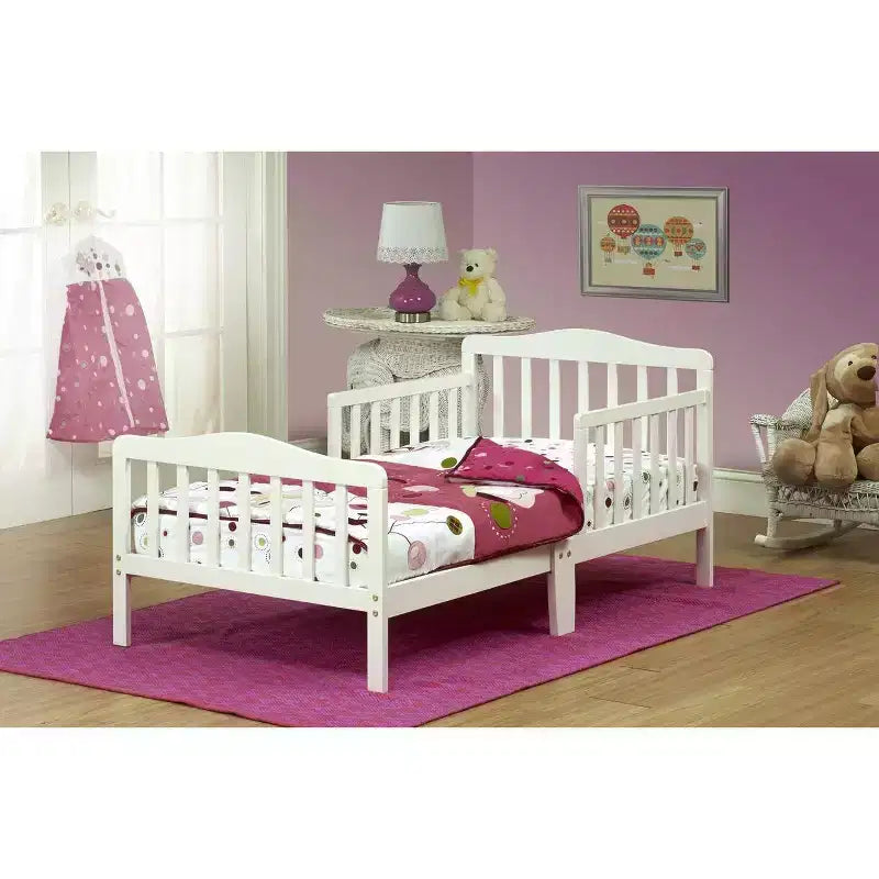 Orbelle Contemporary Solid Wood Toddler Bed