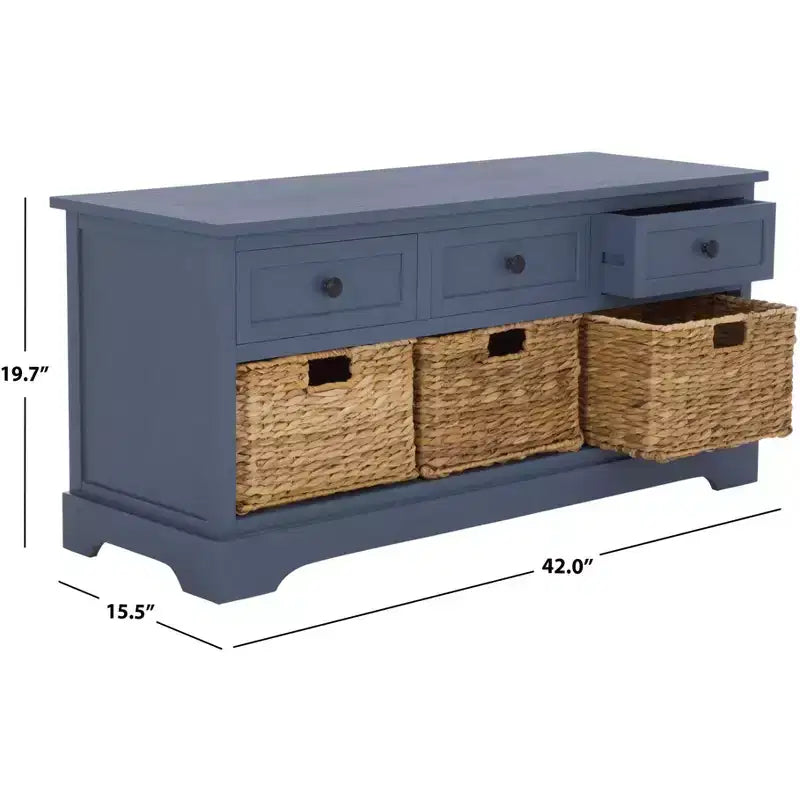 Damien 3 Drawer Storage Bench - AMH5701 - Safavieh Couture