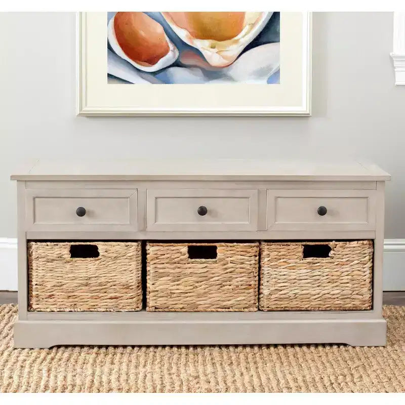 Damien 3 Drawer Storage Bench - AMH5701 - Safavieh Couture