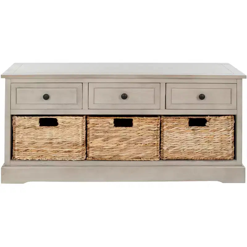 Damien 3 Drawer Storage Bench - AMH5701 - Safavieh Couture