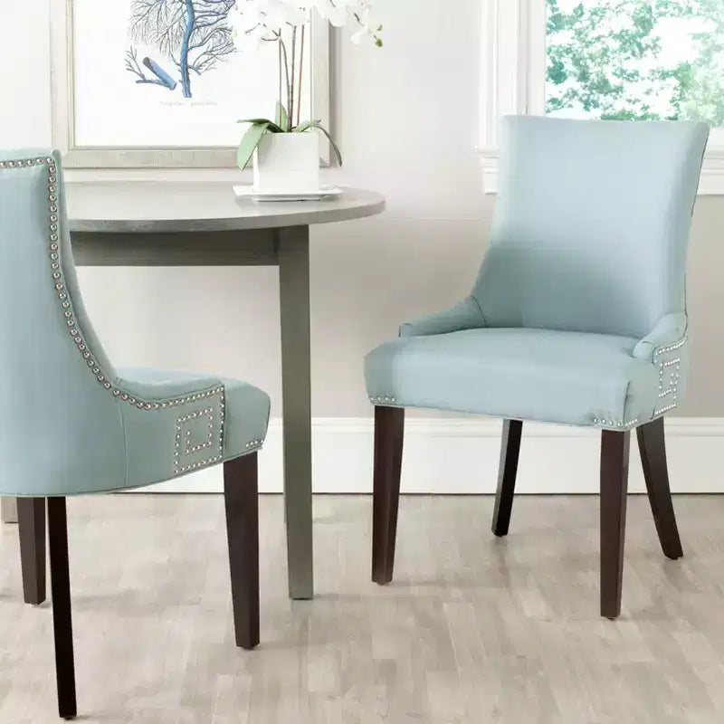 Gretchen 20 Side Chair With Nail Head Trim (Set of 2) - MCR4718 - Safavieh Couture