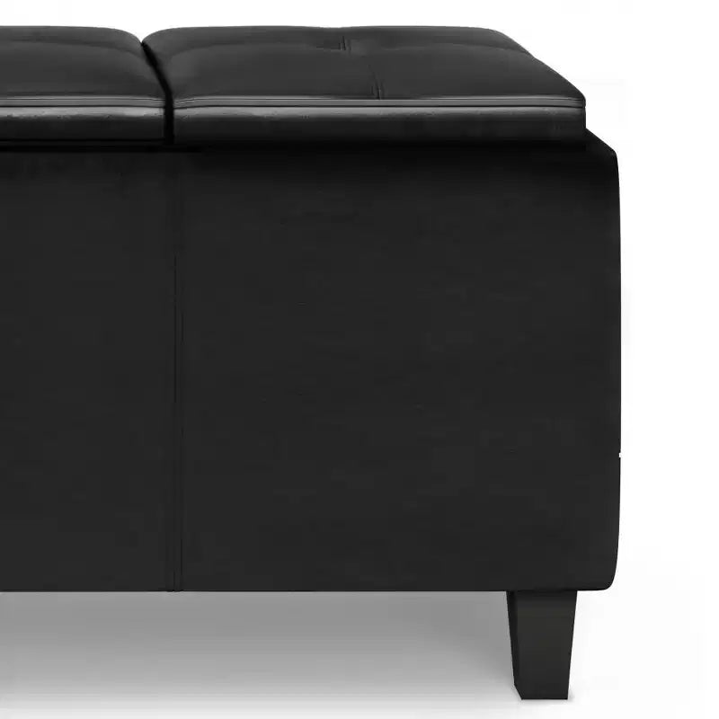 Franklin Tray Storage Ottoman with Lift Up Lids - WyndenHall
