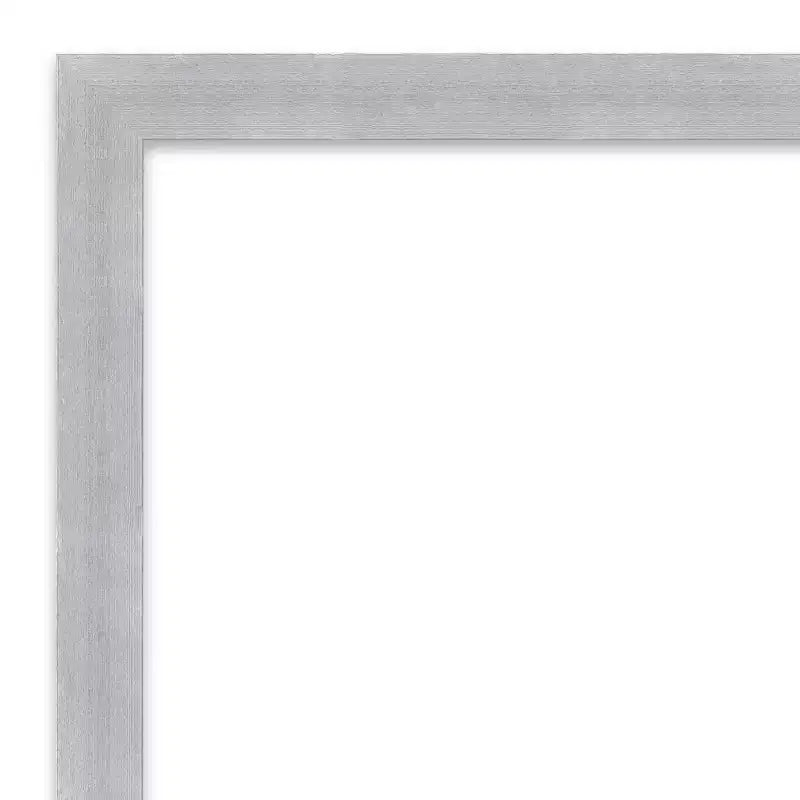 Brace Brushed Framed Full Length on the Door Mirror - Amanti Art