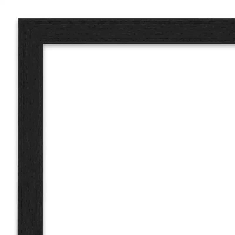 Brace Brushed Framed Full Length on the Door Mirror - Amanti Art