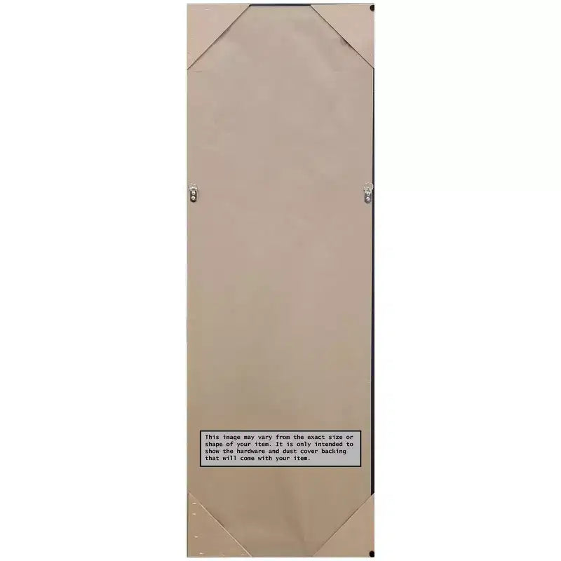 Brace Brushed Framed Full Length on the Door Mirror - Amanti Art