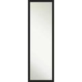 Brace Brushed Framed Full Length on the Door Mirror - Amanti Art