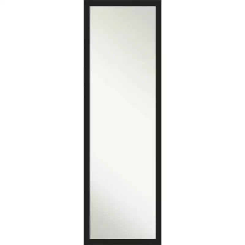 Brace Brushed Framed Full Length on the Door Mirror - Amanti Art