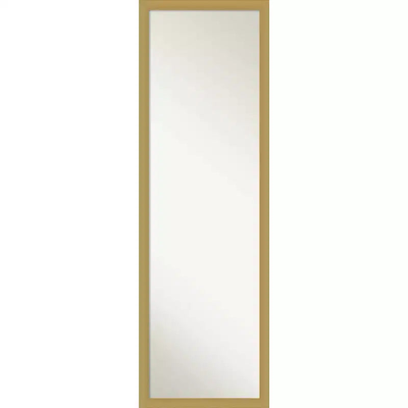 Miroir pleine longueur à fixer sur la porte encadré en métal brossé - Amanti Art