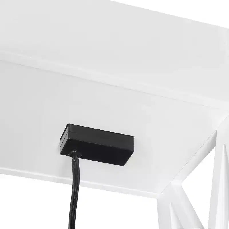 Oxford Flip Top End Table with Charging Station - Breighton Home