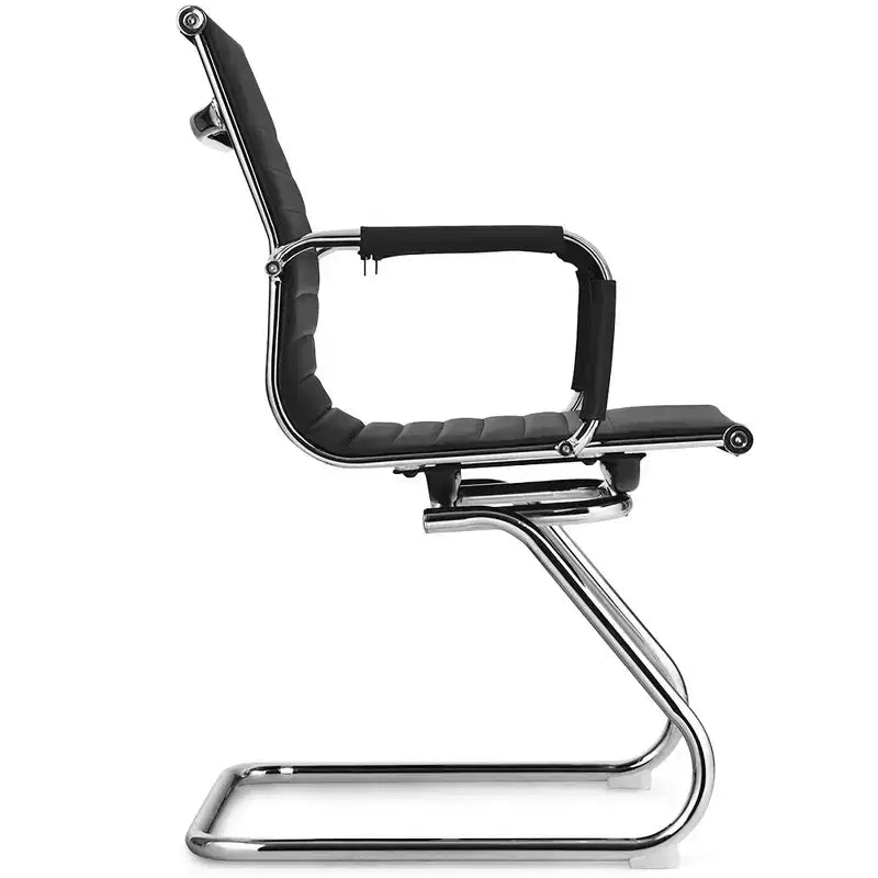 Costway Set of 4 Office Chairs Waiting Room Chairs for Reception Conference Area