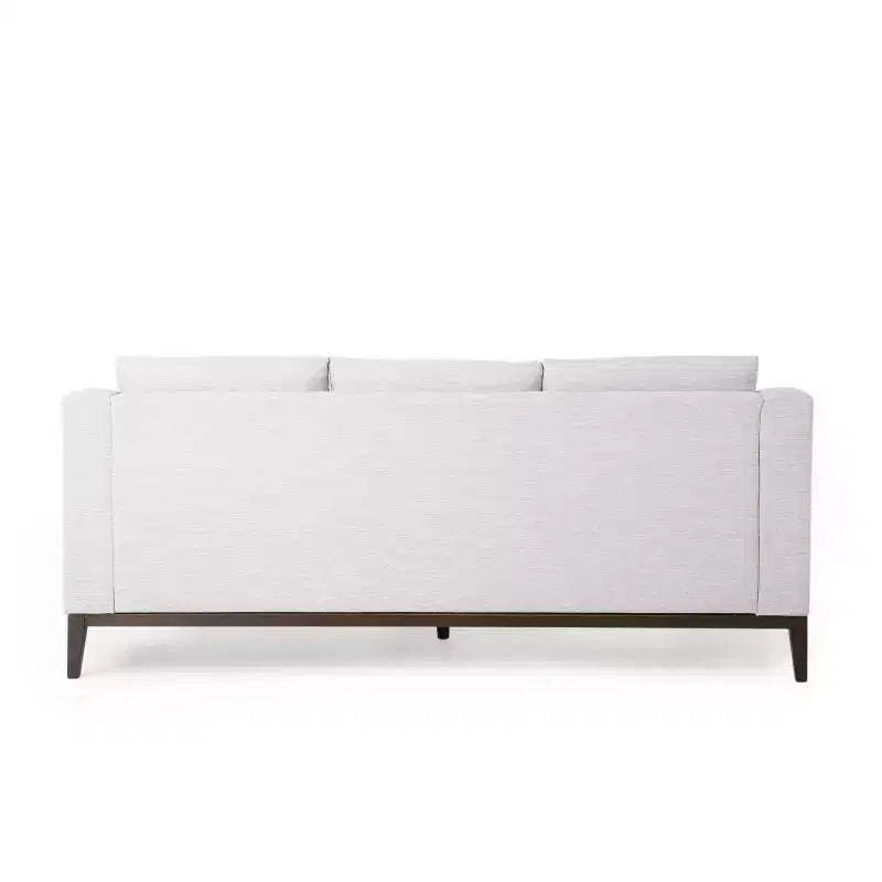 Elliston Contemporary Fabric 3 Seater Sofa with Accent Pillows - Christopher Knight Home