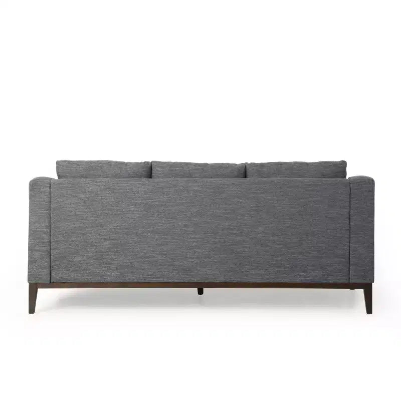 Elliston Contemporary Fabric 3 Seater Sofa with Accent Pillows - Christopher Knight Home