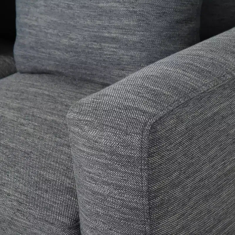 Elliston Contemporary Fabric 3 Seater Sofa with Accent Pillows - Christopher Knight Home